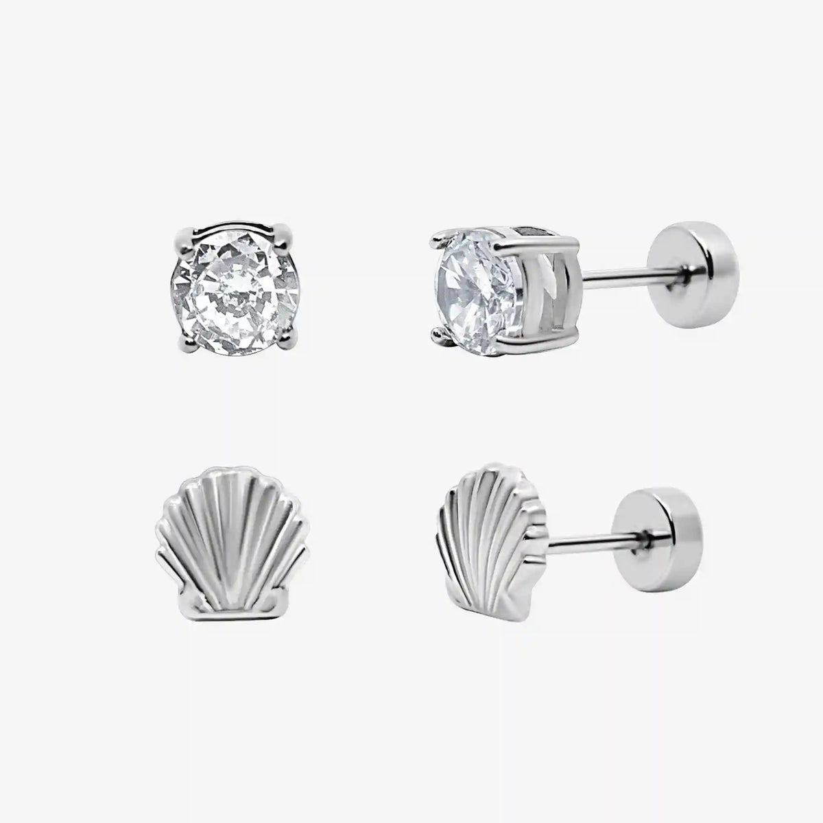 Flat Back Earrings Set Collection