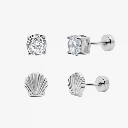 Flat Back Earrings Set Collection