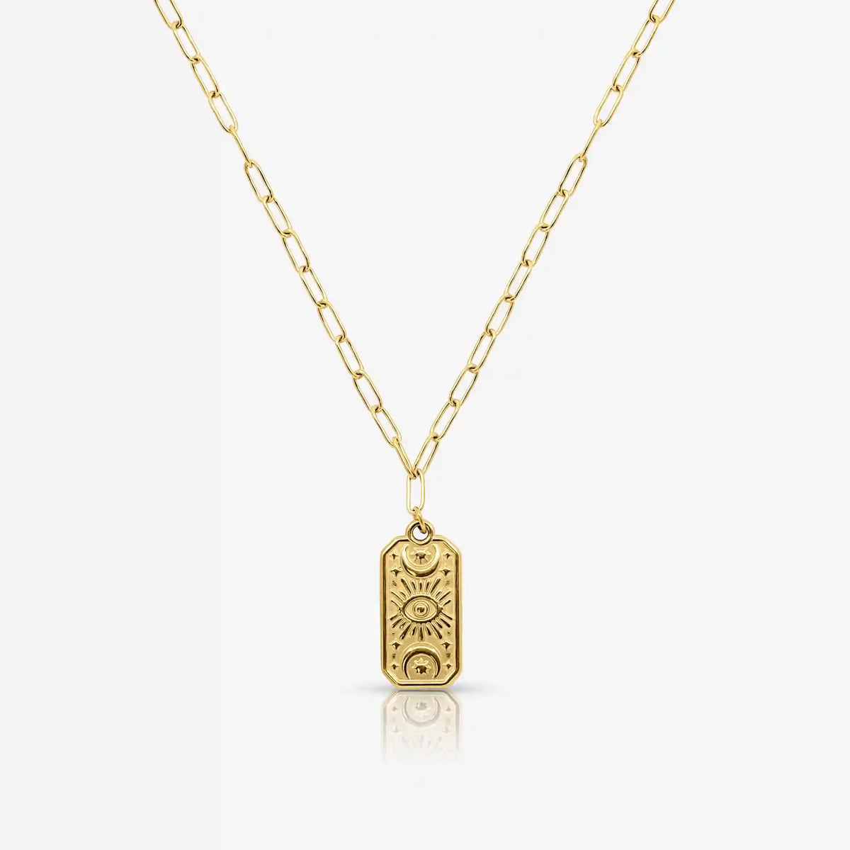 Lucky Eye Coin Necklace