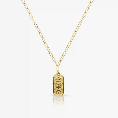 Lucky Eye Coin Necklace