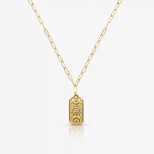 Lucky Eye Coin Necklace