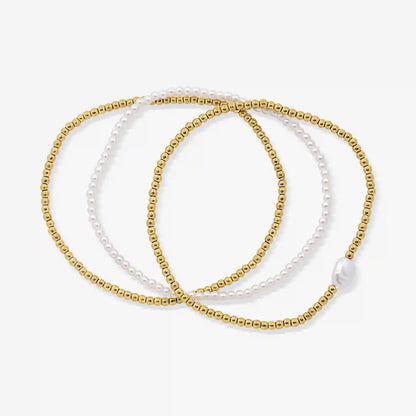 Sweet Luxe Beaded Bracelet 4 Piece Set
