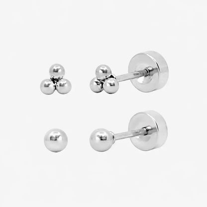 Tiny Crush Flat Back 2 Piece Earring Set