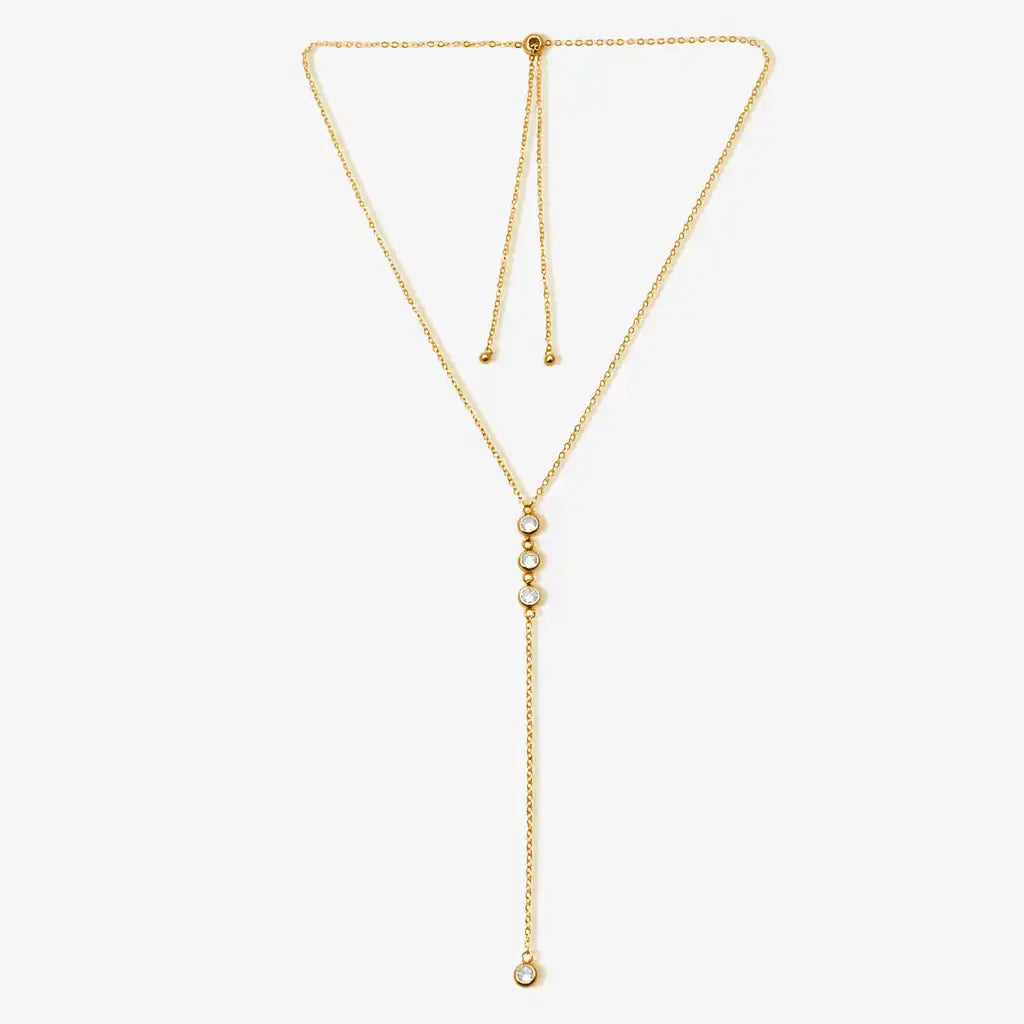 Touch of Glow Lariat Necklace