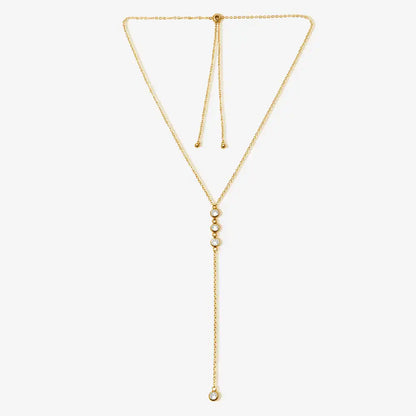 Touch of Glow Lariat Necklace