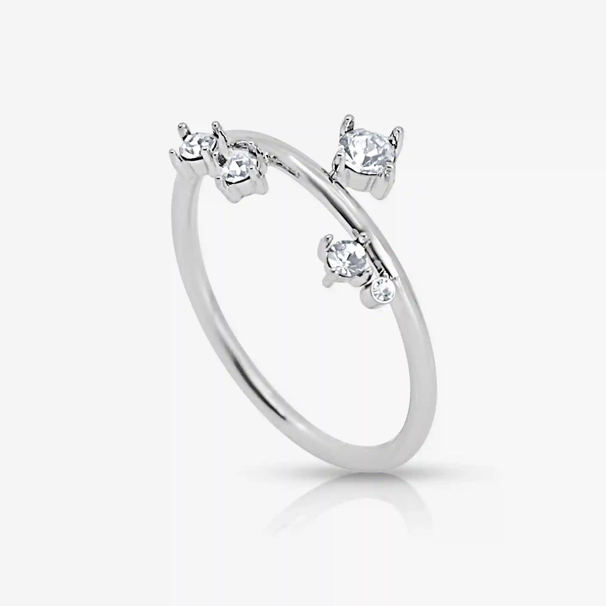 Triple Spark Drop Ring