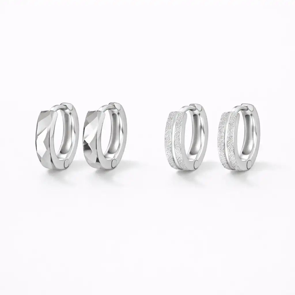 Twice As Nice Hoop 2-Piece Earring Set