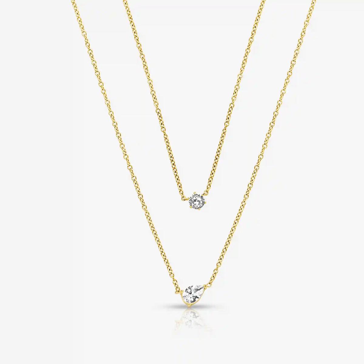 Whisper Shine Necklace 2 Piece Set