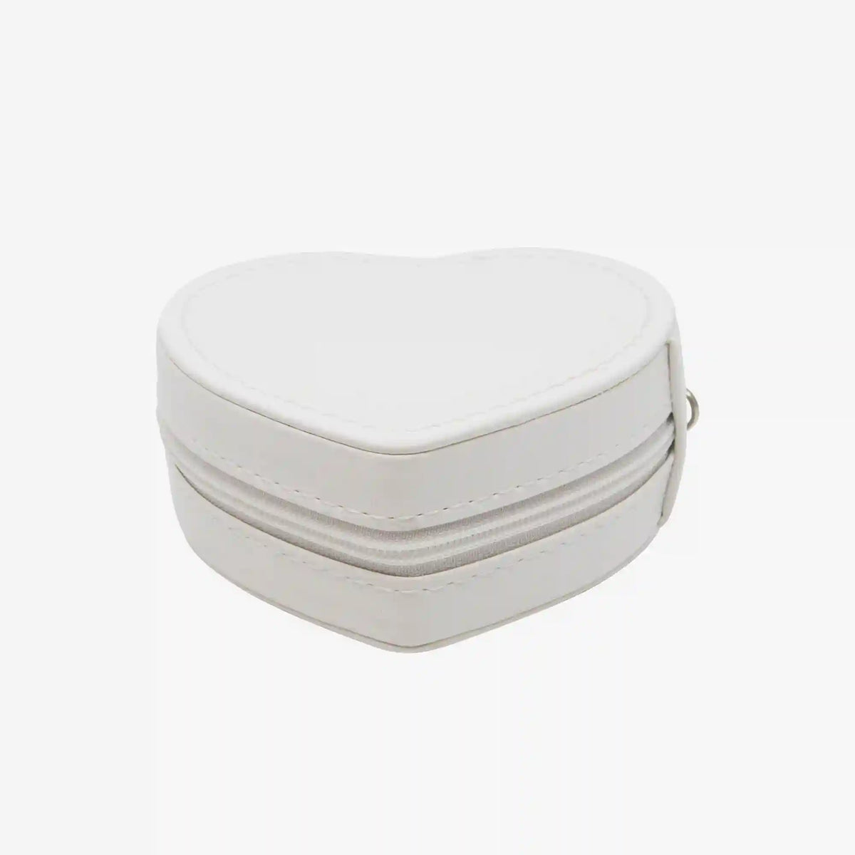 Heart-Shaped Travel Jewelry Case